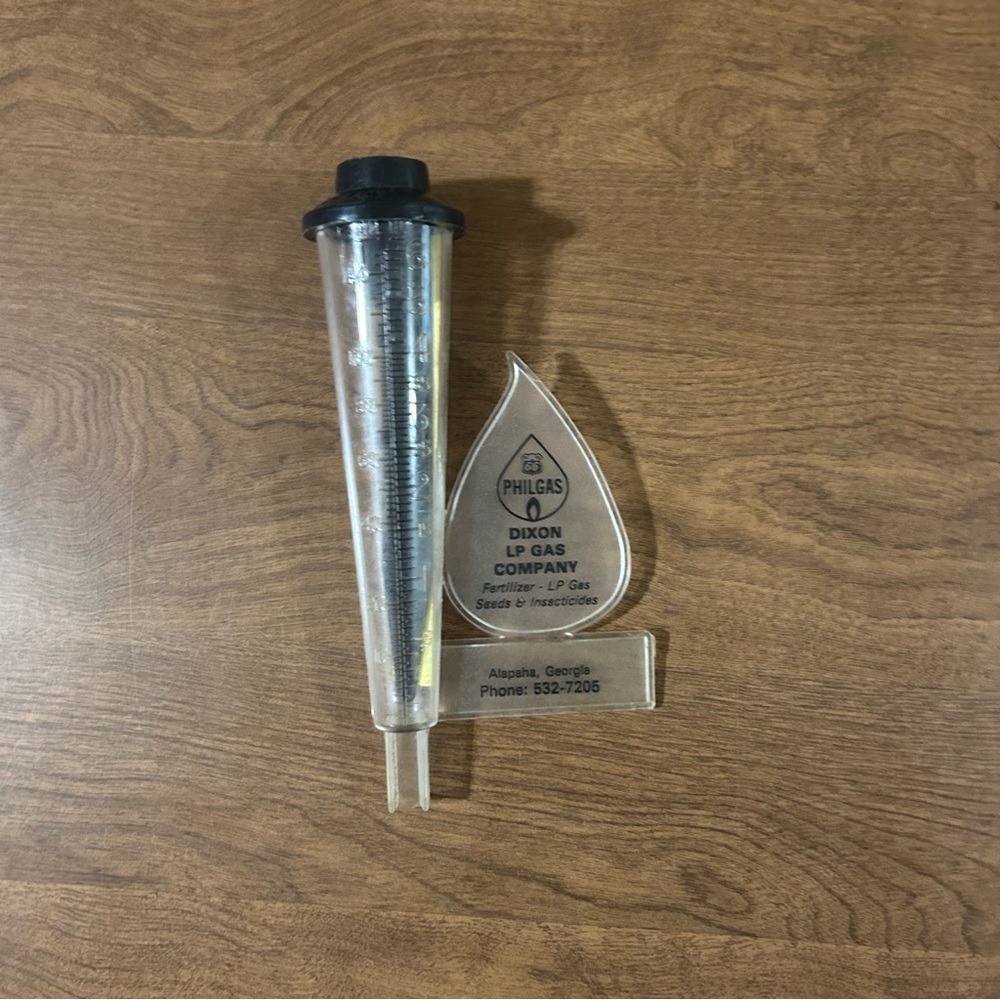 Vintage rain gauge